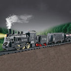 TRAIN RÉTRO CLASSIQUE ÉLECTRIQUE AVEC FUMÉE, LUMIÈRE ET SON - TRANSPORT CHOOCHOO