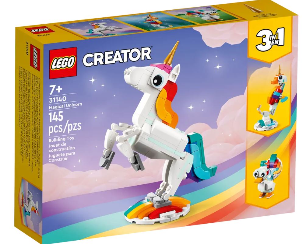 LEGO CREATOR - LA LICORNE MAGIQUE 3 EN 1 #31140
