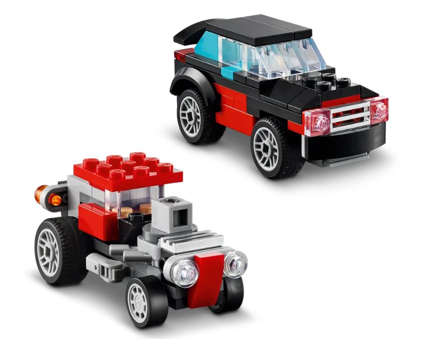 LEGO CREATOR - LE CAMION À PLATEFORME AVEC UN HÉLICOPTÈRE #31146