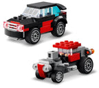 LEGO CREATOR - LE CAMION À PLATEFORME AVEC UN HÉLICOPTÈRE #31146