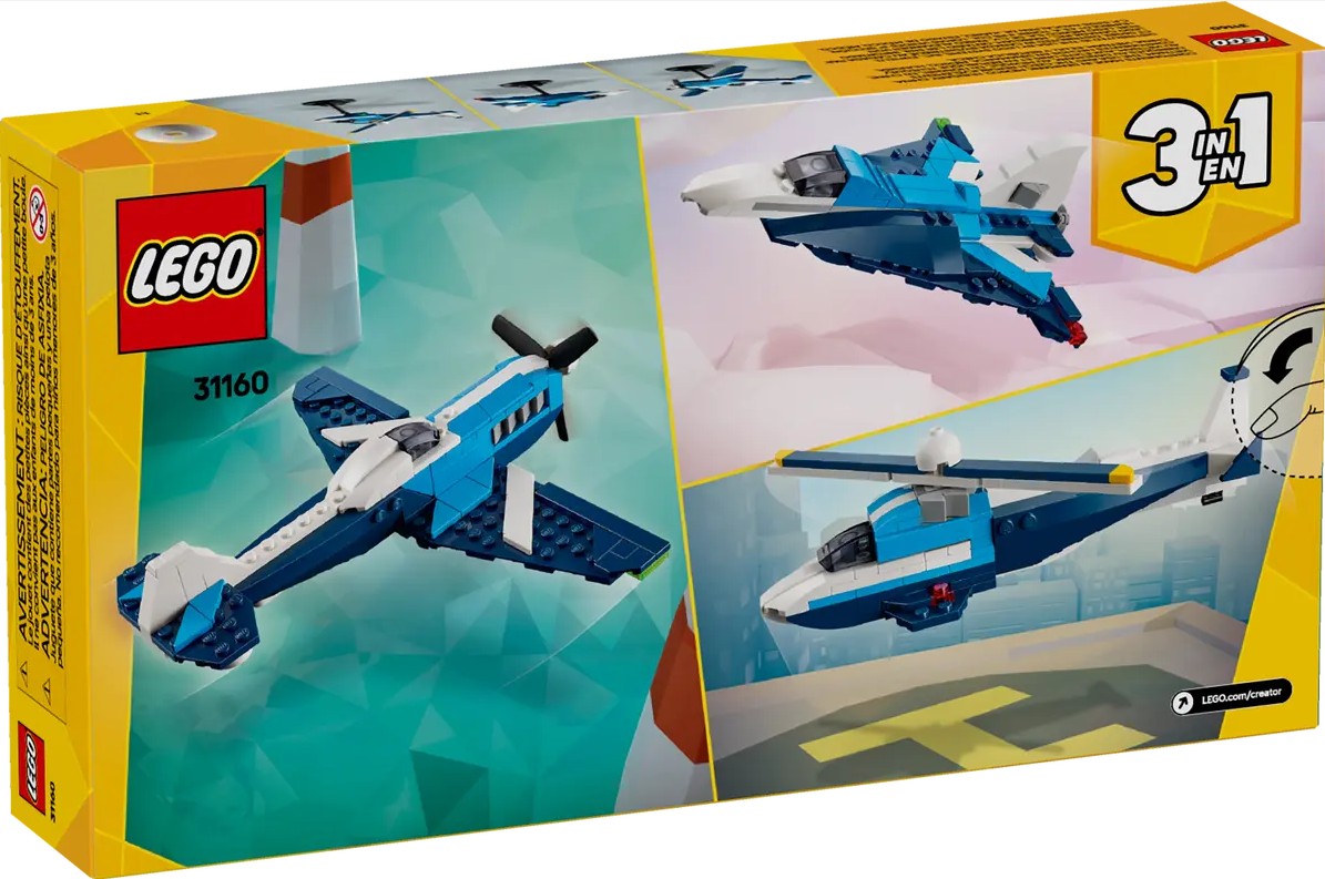 LEGO CREATOR - AÉRONEF : L'AVION DE COURSE #31160