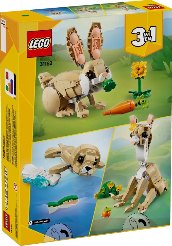 LEGO CREATOR - L'ADORABLE LAPIN #31162