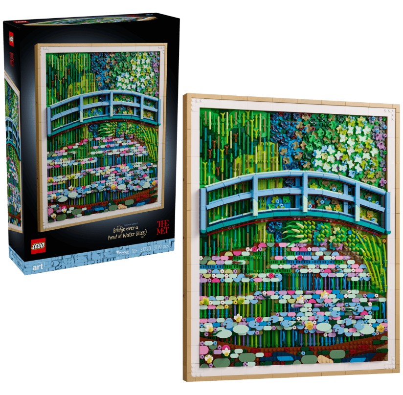LEGO ART - CLAUDE MONET – LE BASSIN AUX NYMPHÉAS HARMONIE VERTE #31220