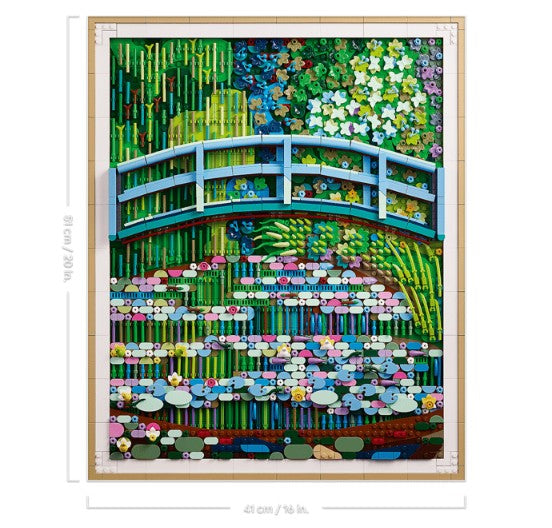 LEGO ART - CLAUDE MONET – LE BASSIN AUX NYMPHÉAS HARMONIE VERTE #31220