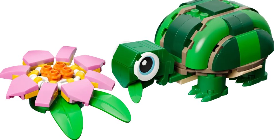 LEGO CREATOR - LA TORTUE AVEC UN NÉNUPHAR #31377