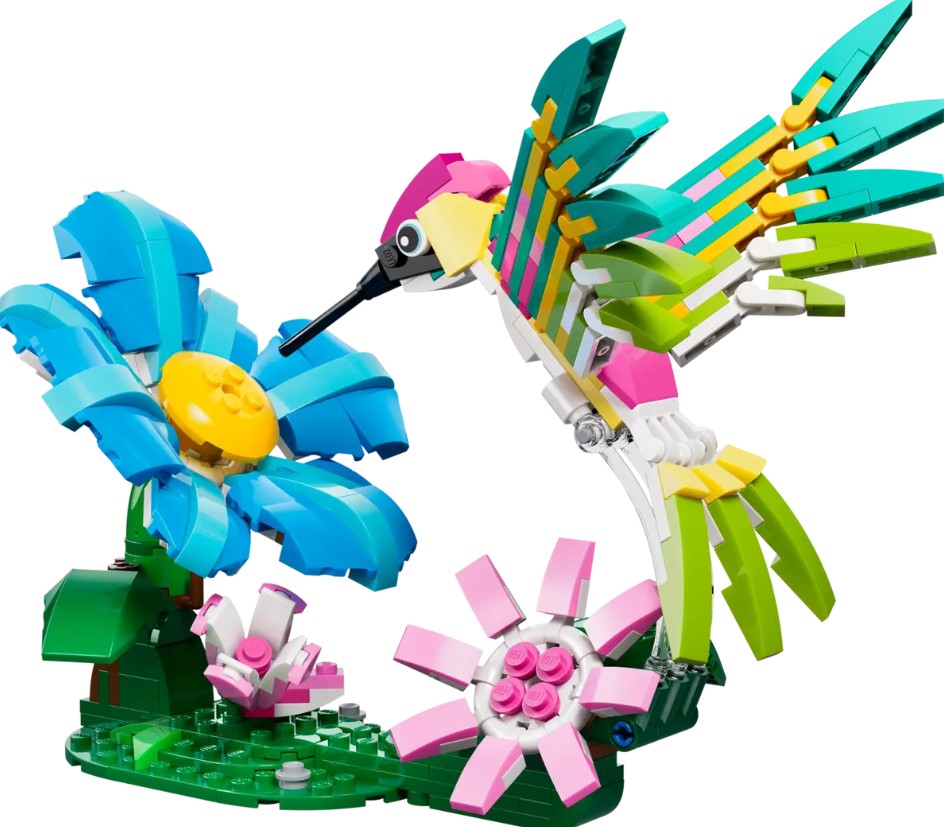 LEGO CREATOR - LES ANIMAUX SAUVAGES - LE COLIBRI COLORÉ #31384