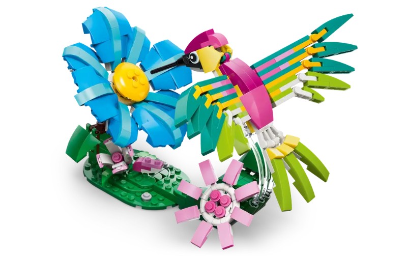 LEGO CREATOR - LES ANIMAUX SAUVAGES - LE COLIBRI COLORÉ #31384