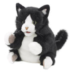 BLACK AND WHITE CAT PUPPET