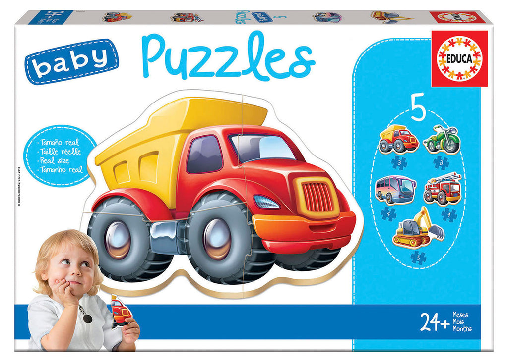 EDUCA PUZZLE 2-5 PIECES - VEHICLES