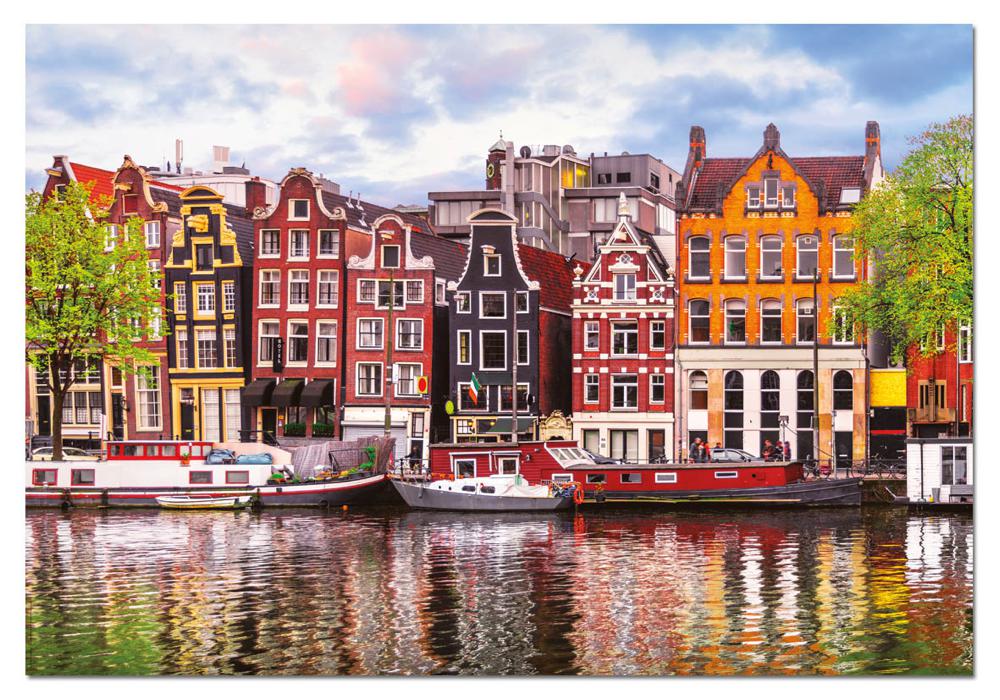 EDUCA JIGSAW PUZZLE 1000 PIECES - DANCING HOUSES AMSTERDAM #18458