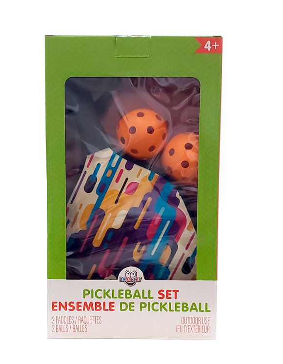 DANAPLAY - ENSEMBLE PICKLEBALL 2 RAQUETTES ET 2 BALLES