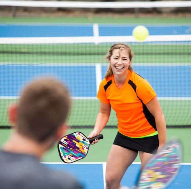 DANAPLAY - ENSEMBLE PICKLEBALL 2 RAQUETTES ET 2 BALLES