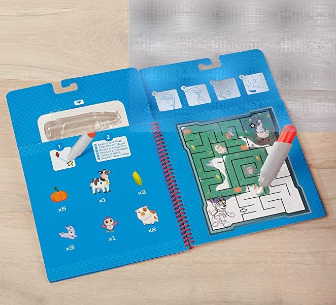 MELISSA AND DOUG - CHASE'S ADVENTURE PAW PATROL WATER WOW! REUSABLE COLORING PAD