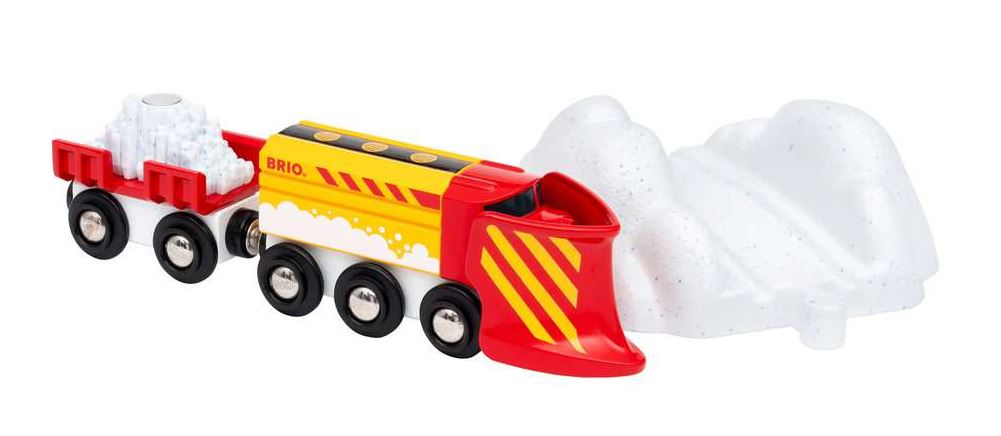 BRIO - SNOW PLOW TRAIN #33606