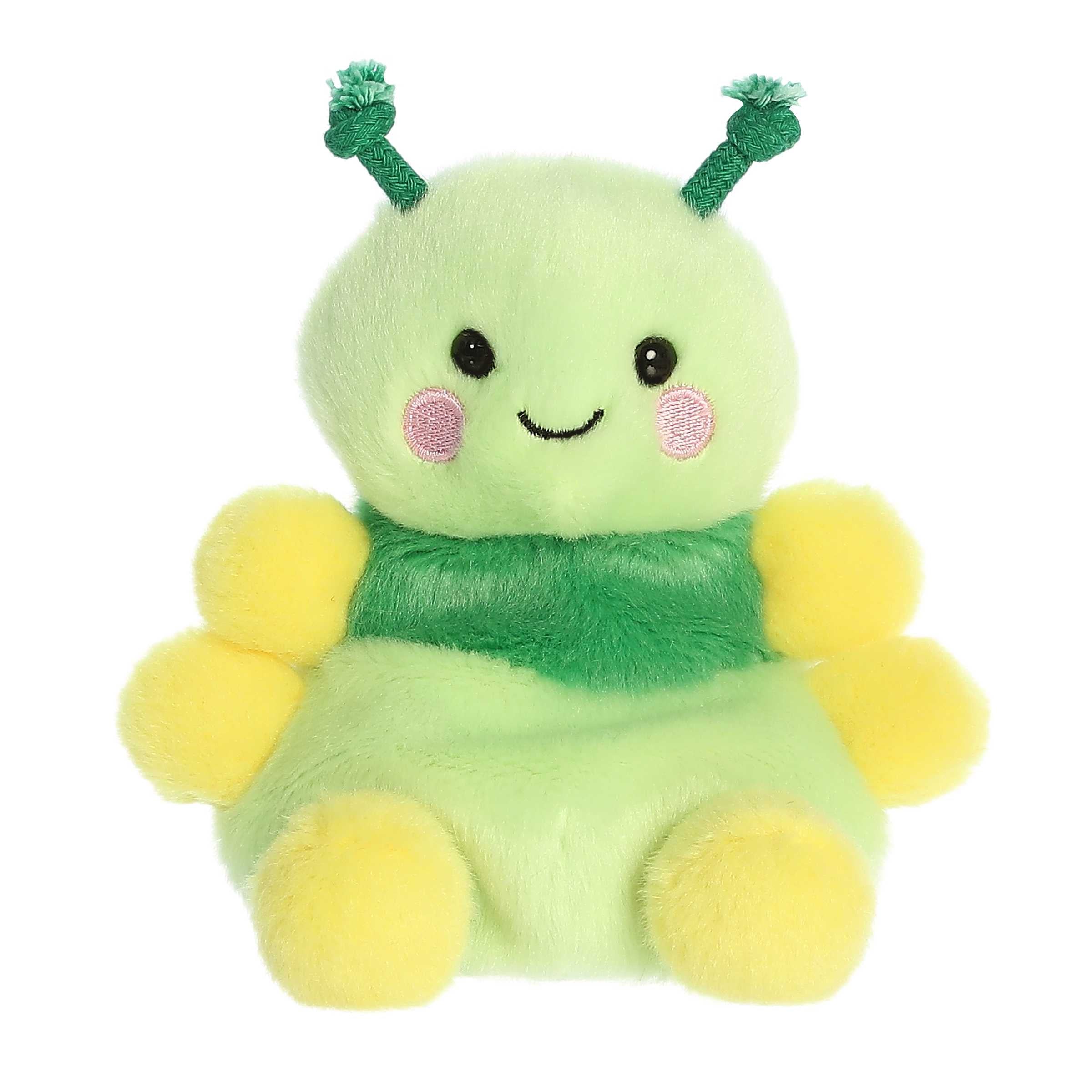 AURORA PLUSH TOY - PALM PALS - IVY THE CATERPILLAR 5"