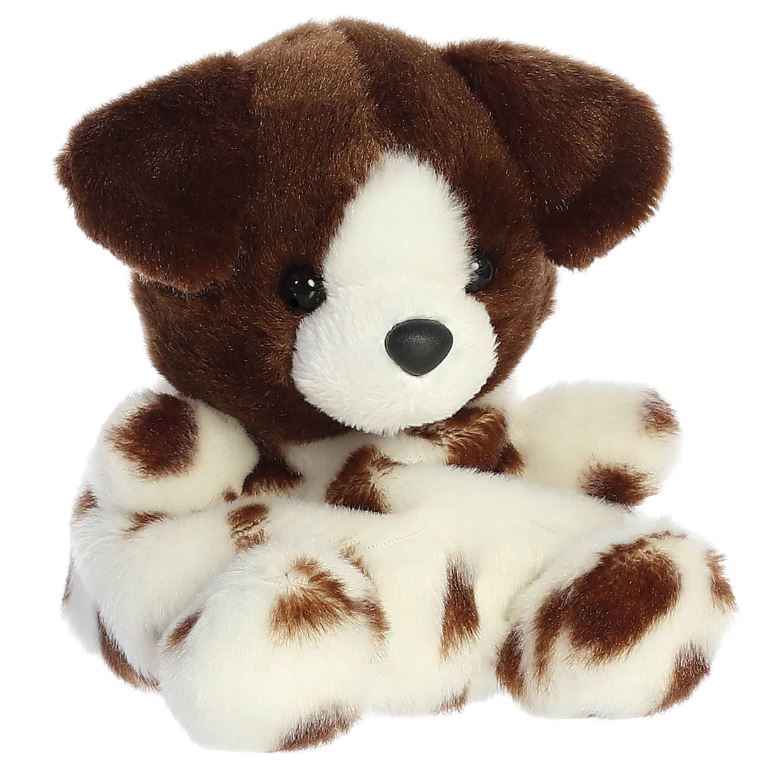 AURORA PLUSH TOY - PALM PALS - FRECKLES GERMAN SHORTHAIRED POINTER DOG 5"