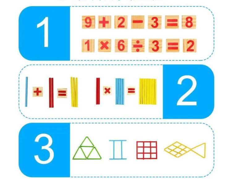 MATH STICKS SET GAME