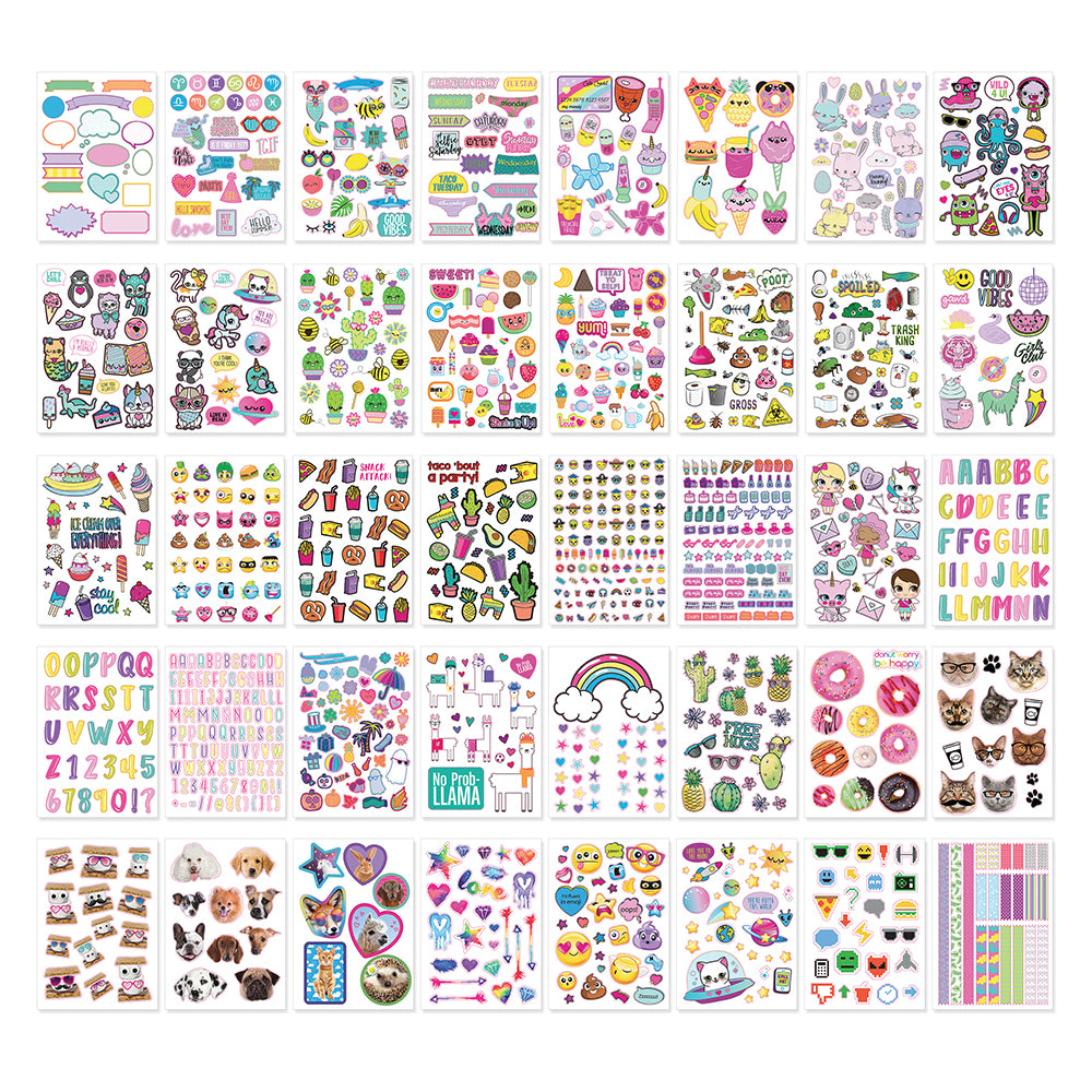 FASHION ANGELS - 1000+ CUTE STICKERS ALBUM