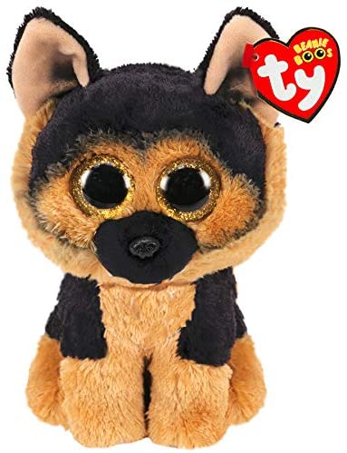 PELUCHE TY BEANIE BOOS - SPIRIT BERGER ALLEMAND PETIT À GROS YEUX