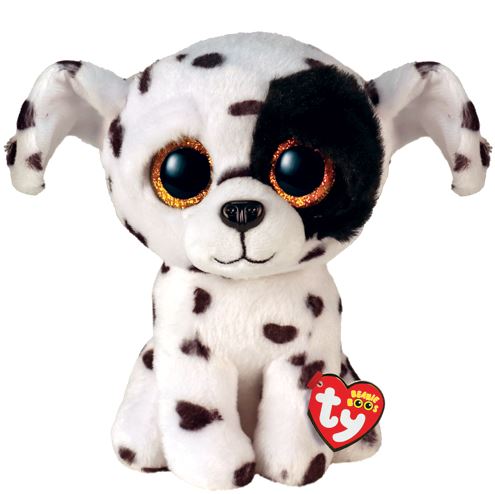 PELUCHE TY BEANIE BOOS - LUTHER LE CHIEN DALMATIEN PETIT 6"