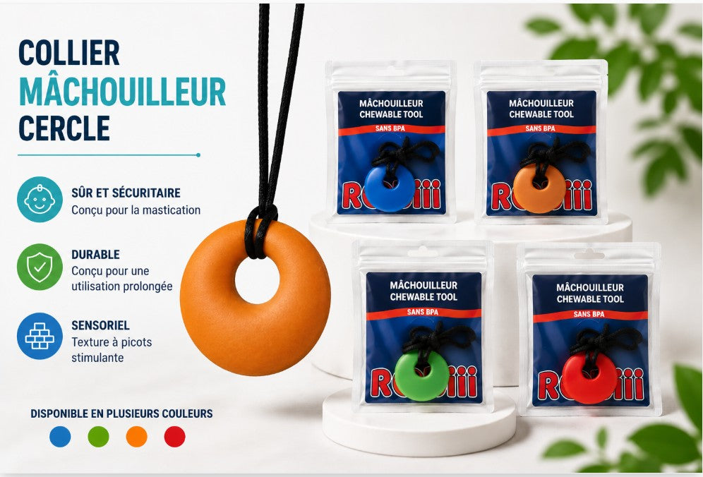 ROBIII - COLLIER MÂCHOUILLEUR CERCLE ASST