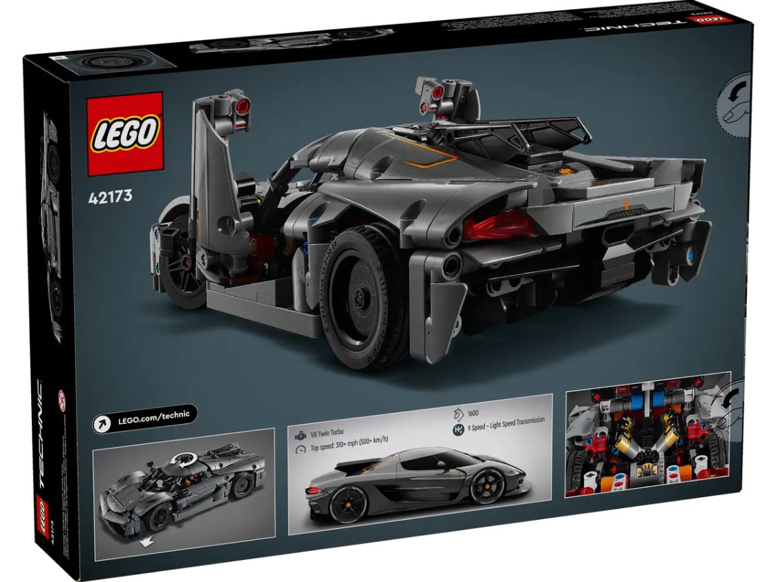 LEGO TECHNIC - L'HYPERVOITURE KOENIGSEGG JESKO ABSOLUT GRISE #42173