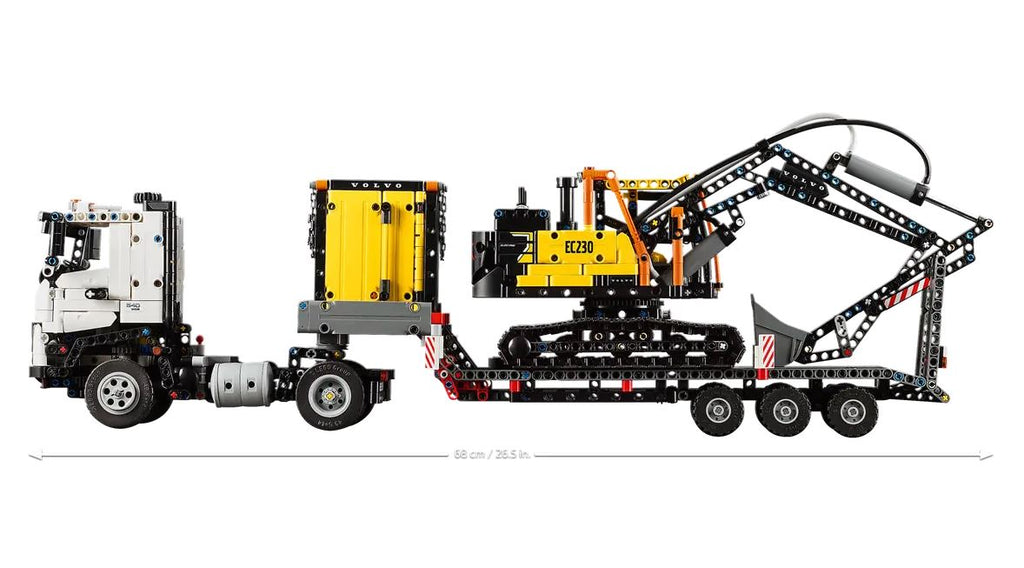 LEGO TECHNIC - LE CAMION VOLVO FMX ET L'EXCAVATRICE ÉLECTRIQUE EC230 #42175