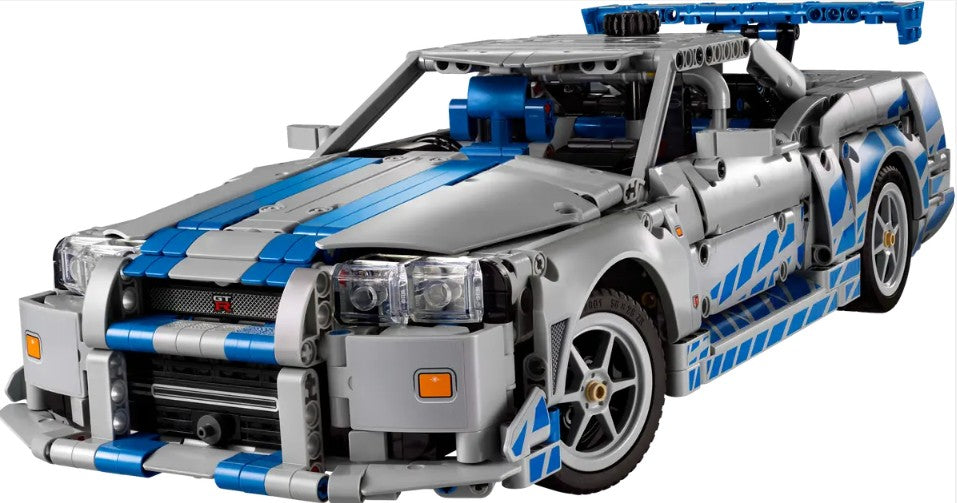 LEGO TECHNIC - NISSAN SKILINE GT-R (R34) RAPIDE ET DANGEUREUX 2 #42210