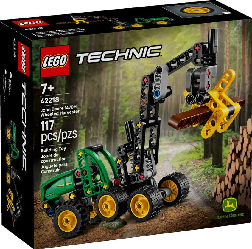 LEGO TECHNIC - JOHN DEERE 1470H WHEELED HARVESTER #42218
