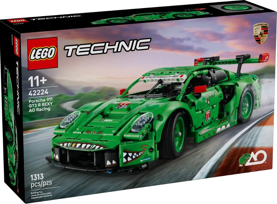 LEGO TECHNIC - LA VOITURE DE COURSE PORSCHE 911 GT3 R REXY AO RACING #42224