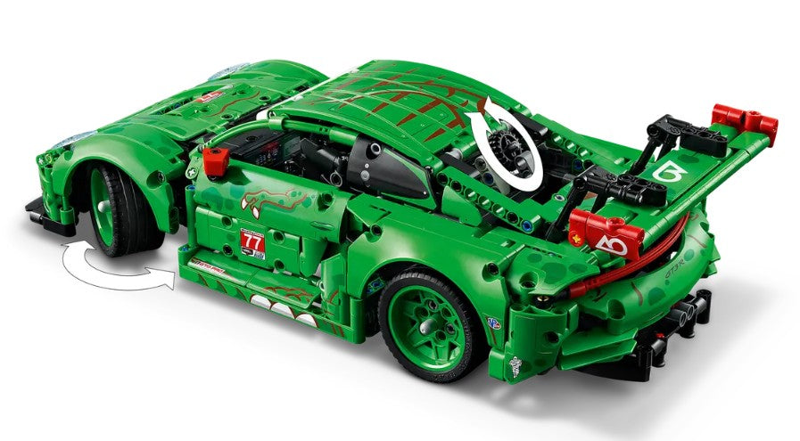 LEGO TECHNIC - LA VOITURE DE COURSE PORSCHE 911 GT3 R REXY AO RACING #42224