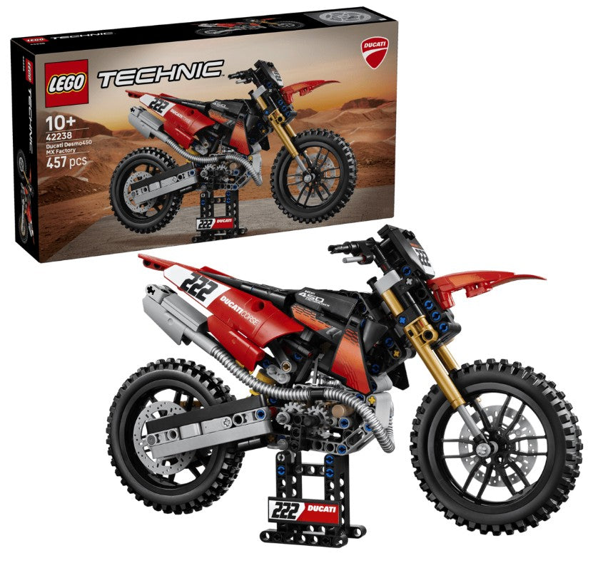 LEGO TECHNIC - THE DUCATI DESMO450 MX FACTORY MOTORCYCLE #42238
