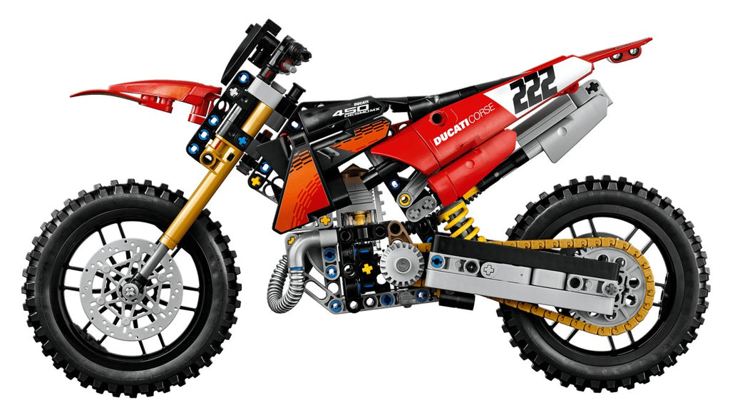 LEGO TECHNIC - THE DUCATI DESMO450 MX FACTORY MOTORCYCLE #42238