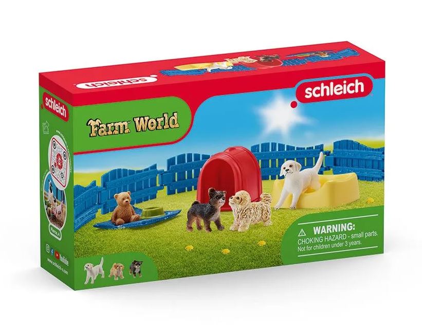 SCHLEICH - ENCLOS À CHIOTS #42480