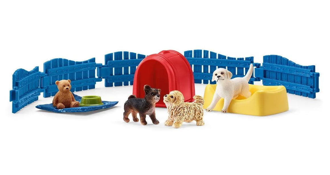 SCHLEICH - ENCLOS À CHIOTS #42480