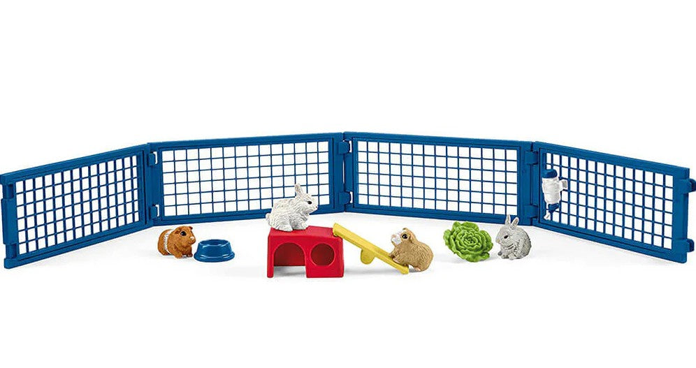 SCHLEICH - MAISON POUR LAPINS ET COCHONS D'INDE (ENCLOS) #42500