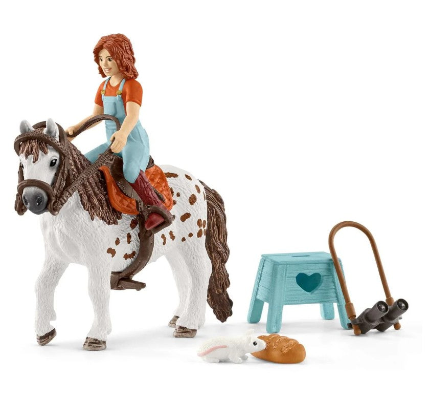 SCHLEICH - HORSE CLUB MIA & SPOTTY #42518 *CHICOUTIMI EXCLUSIVE*