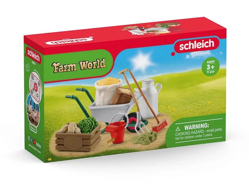 SCHLEICH - GROOMING ACCESSOIRES FOR STABLES #42610