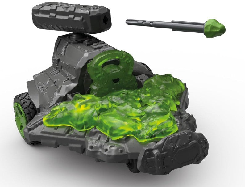 SCHLEICH - STONE THROWER VEHICLE WITH MINI CREATURE #42665 *CHICOUTIMI EXCLUSIVE*
