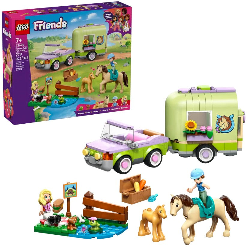 LEGO FRIENDS - LA REMORQUE POUR LE CHEVAL ET LE POULAIN #42695