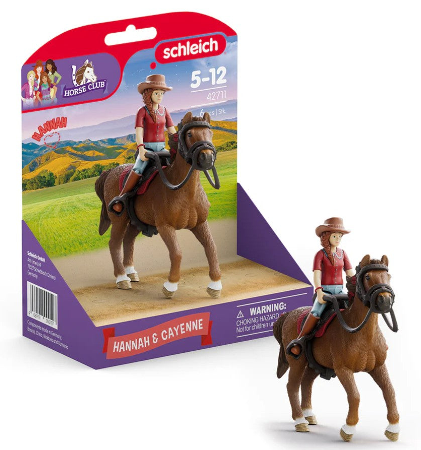 SCHLEICH - HORSE CLUB HANNAH & CAYENNE #42711 *CHICOUTIMI EXCLUSIVE*