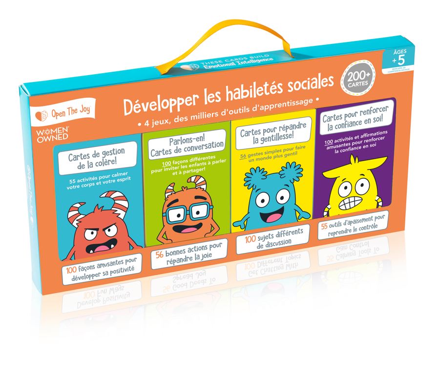 JEU OPEN THE JOY - DÉVELOPPER LES HABILETÉS SOCIALES - COLLECTION COMPLÈTE