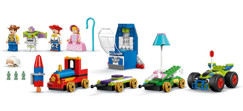 LEGO DISNEY PIXAR - LE TRAIN EN FÊTE ET VOITURE RC TOY STORY #43264