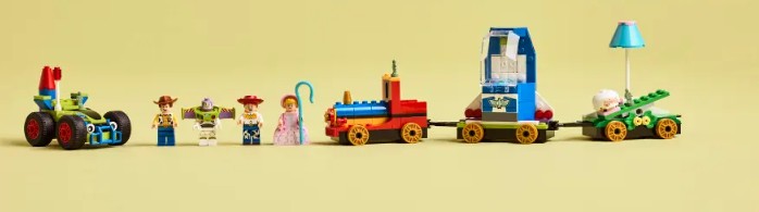 LEGO DISNEY PIXAR - LE TRAIN EN FÊTE ET VOITURE RC TOY STORY #43264
