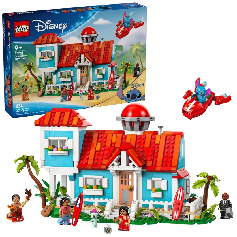 LEGO DISNEY - LA MAISON SUR LA PLAGE DE LILO ET STITCH #43268