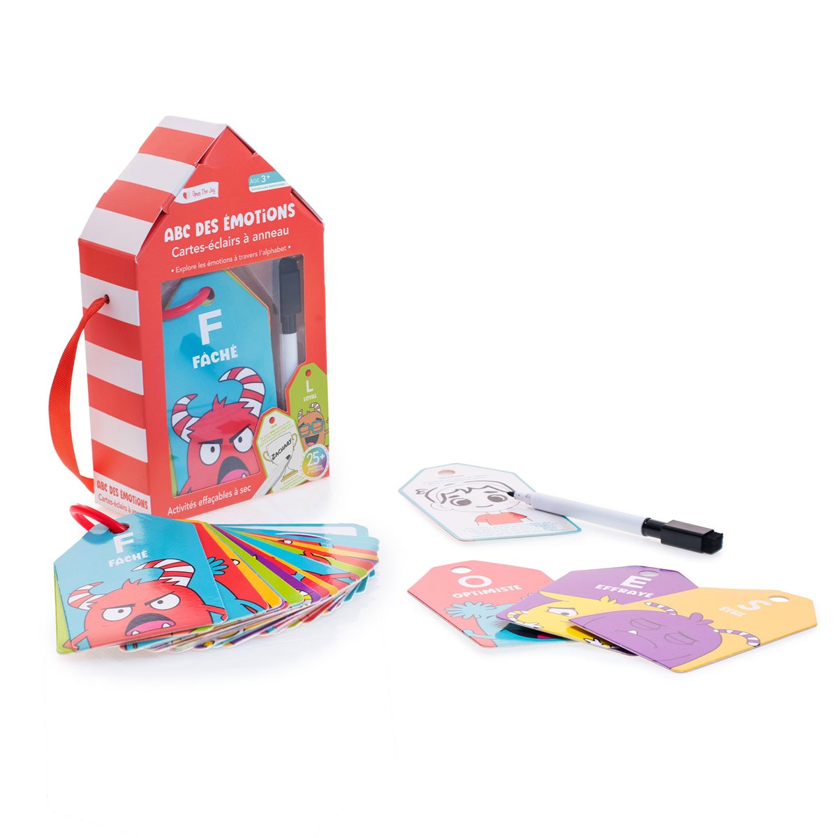 CARTES ABC DES ÉMOTIONS - ACTIVITÉS PORTATIVES - FORMAT DE POCHE