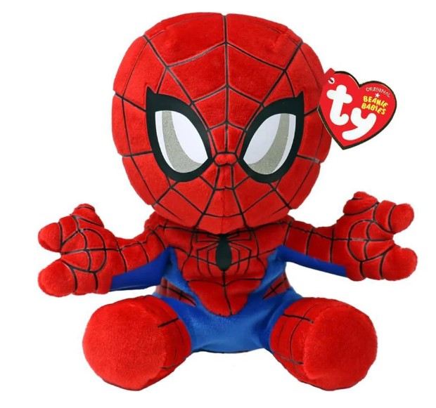 PELUCHE TY MARVEL SOFT - SPIDER-MAN LARGE 16"