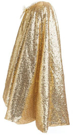 CAPE À PAILLETTES DORÉES
