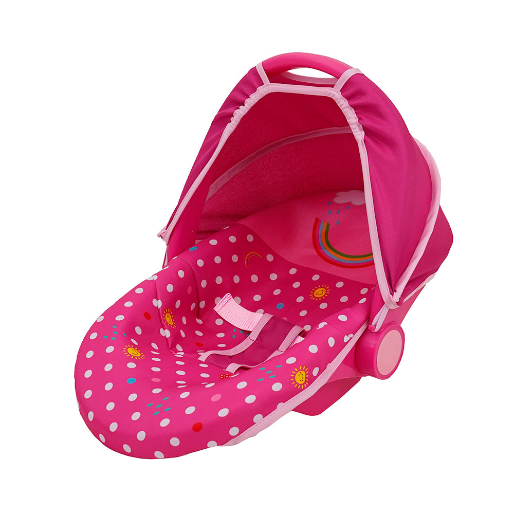 SUNSHINE DOTS - 3-IN-1 DOLL CAR SEAT