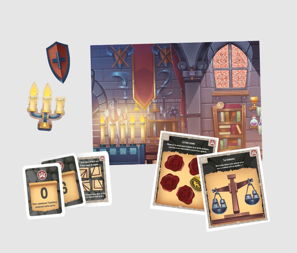 JEU ESCAPE ROOM - CHÂTEAU MAUDIT
